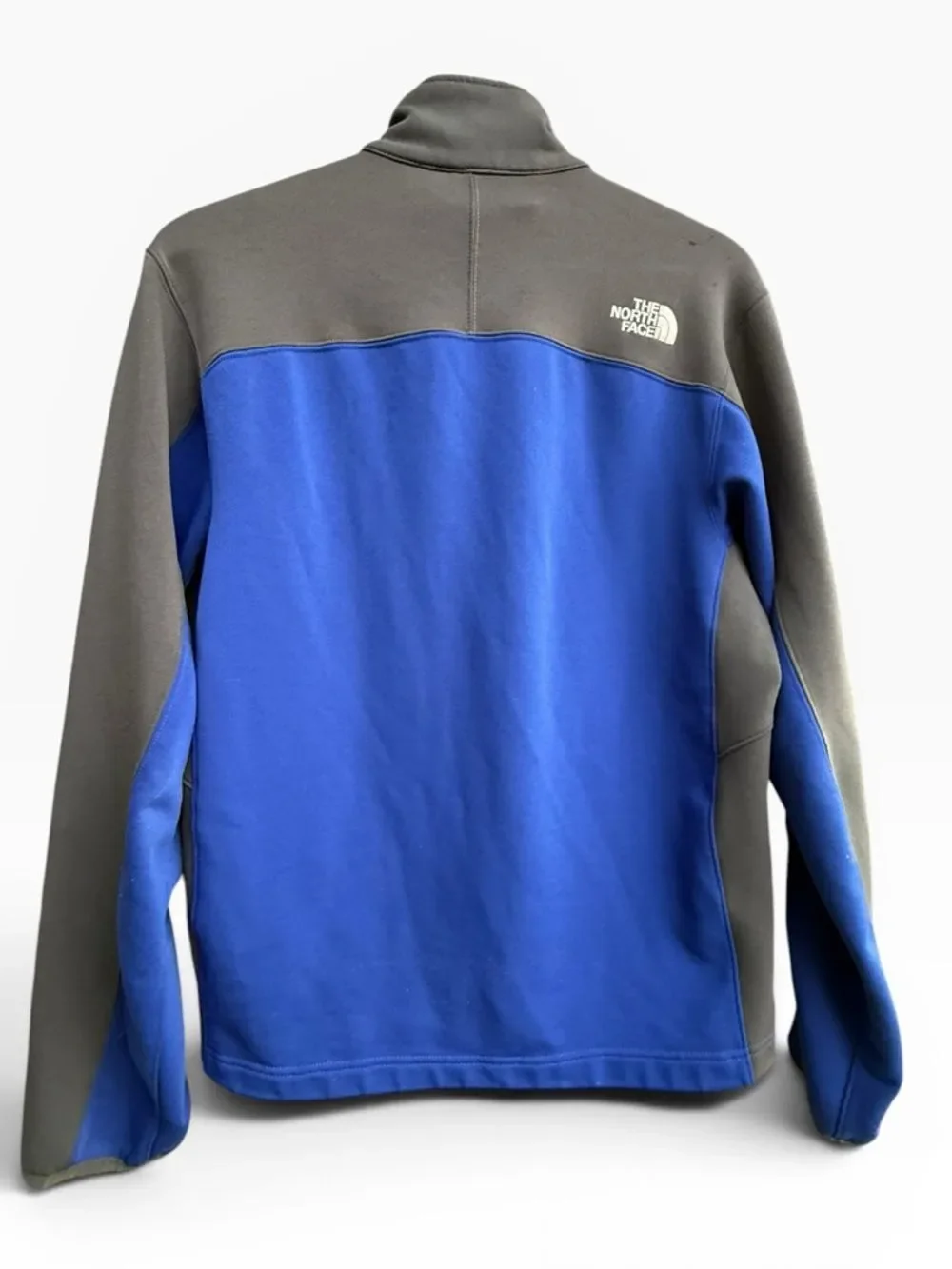 The North Face Jacket Men’s Medium Blue Fleece Full Zip Outdoor Work